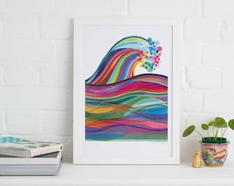 A3 Giclee Print - Wave of Love