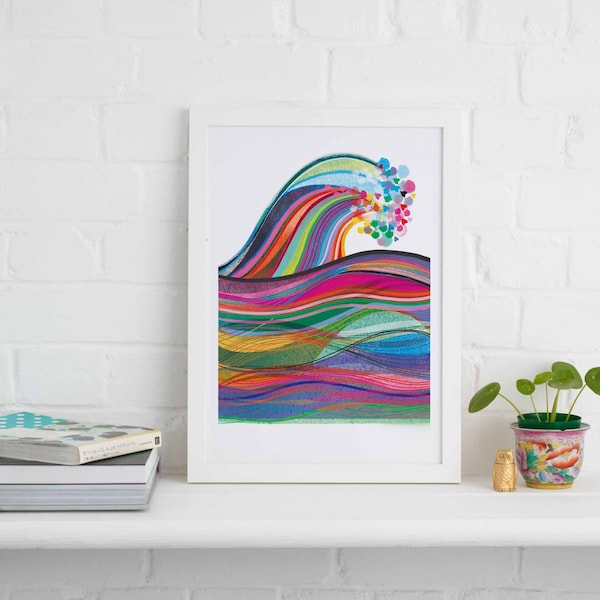A3 Giclee Print - Wave of Love