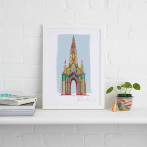 Scott Monument Framed Print, Edinburgh Art, Scottish Architecture