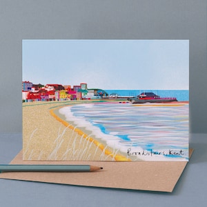 The Jetty Broadstairs Card, Kent Coast, LM227
