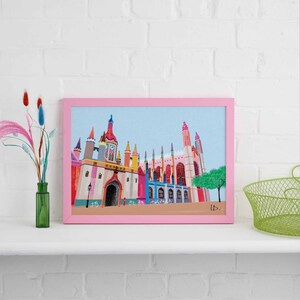Kings College Framed Print, Cambridge Souvenir
