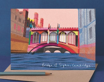 Bridge of Sighs, Cambridge Card, LM161