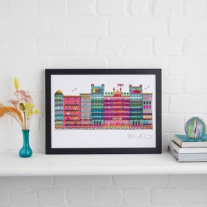 The Grand Hotel Brighton Framed Print, Brighton Gift, Regency Architecture, Sussex Print