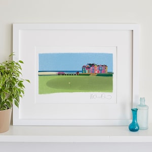 Stampa di St Andrews, Fife Art, punto di riferimento scozzese, regalo Scott