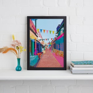 Kensington Gardens Brighton gerahmter Druck, Sussex Art