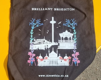 Torba typu tote Brilliant Brighton, przyjazna dla środowiska, 100% bawełny, torba na całe życie