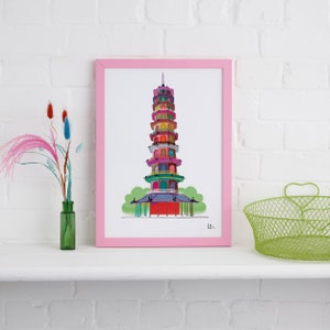 The Pagoda Kew Gardens London Framed Print