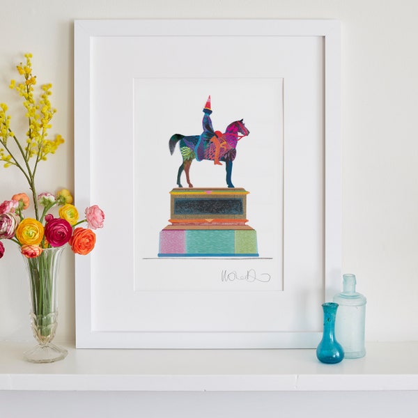 Duke of Wellington Print, Glasgow Art, Scottish Gift