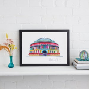 Royal Albert Hall Framed Print, City Art