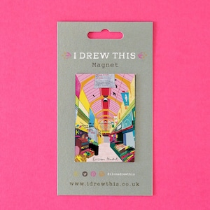 Brixton Market Magnet, London Gift, LMAG156
