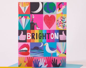 Brighton is Ace Card, Rainbow Brighton Pride, English Seaside, LM124