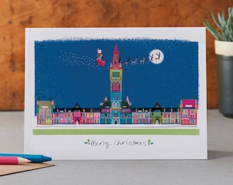 University of Glasgow Christmas Card, Scottish Art, LM075