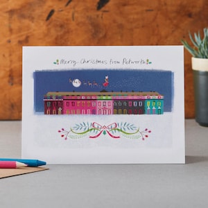 Carte de Noël Petworth House, Sussex historique, LM042