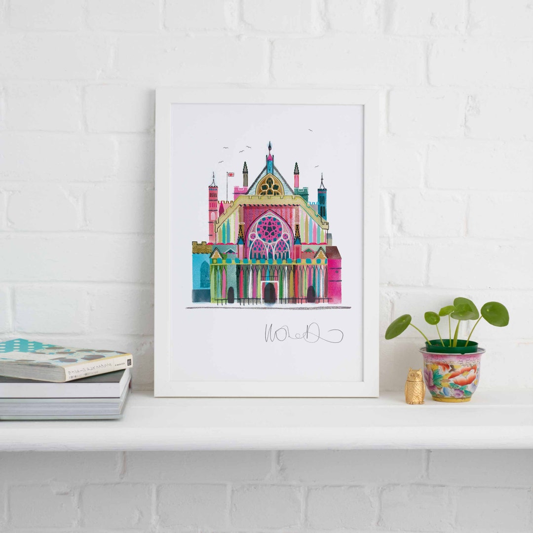 Die Kathedrale von Exeter, Devon Art