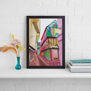 The Shambles Print, York Art