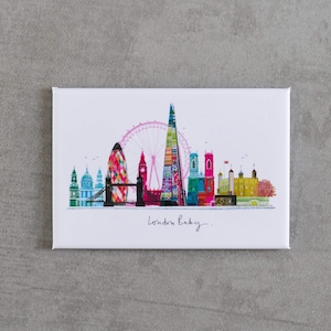 London Skyline Magnet, London Gift, LMAG064