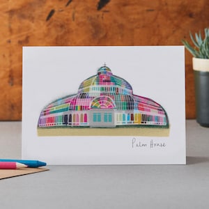 Karta Palm House Liverpool, Liverpool Landmark, LM027