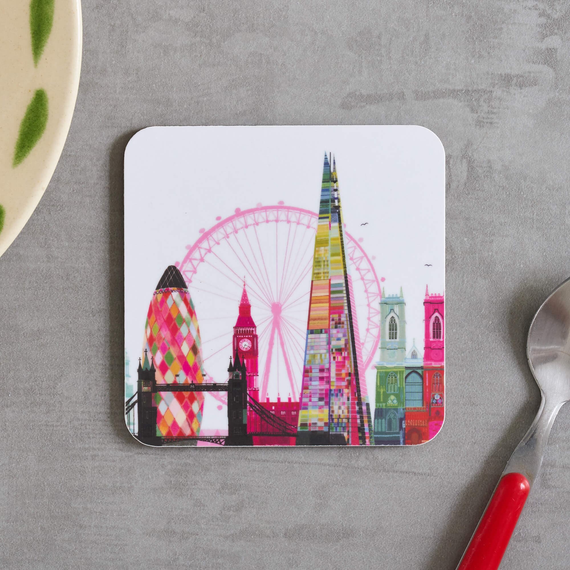 London Skyline Coaster, City Gift, Lcoast064