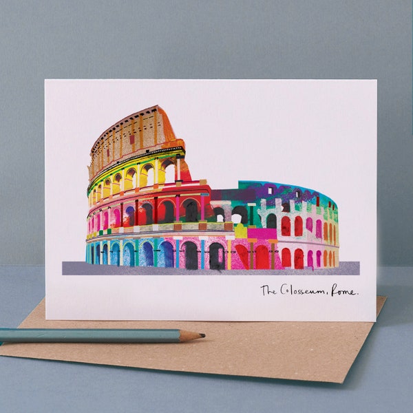 The Colosseum Card, Rome Architecture, LM204