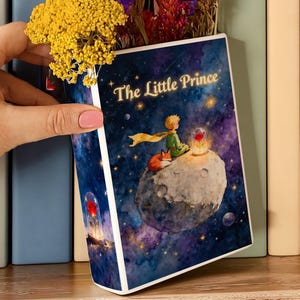 The Little Prince Ceramic Book Vase, The Little Prince Book Vase, Book Gift, Ceramic Book Vase, Home Decor Gift