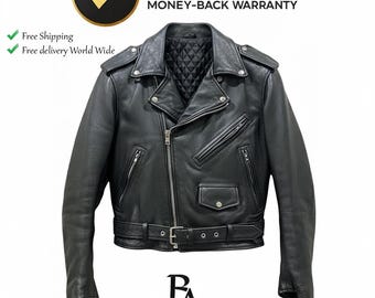 Very Rare Vintage 70s KETT Leathers Motorcycle Metal Punk Jacket