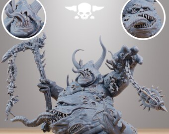Corrupted guard sporeus / chaos / corrupted / boss / gig guy / sci fi / space / table top / station forge / 3d print / wargaming