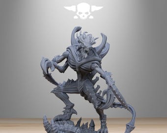 Xenarid void stalker / bug / big guy / nids / xenid / swarm / sci fi / space / table top / station forge / 3d print /4k mini/wargaming