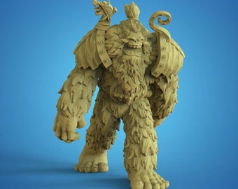 Yeti norse star player / fantasy football / yeti / star player /norse fantasy football team / norse team / tabletop / miniatures / boardgame