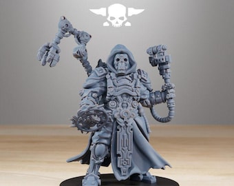 Scavenger techno priest / machine / techno / priest / scavenger / sci fi / space / table top / station forge / 3d print / wargaming