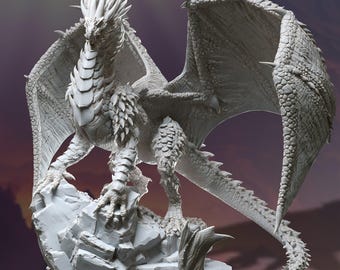 Brazatul - ancient bronze dragon / dragon / monster / magic / pathfinder / dnd / dm stash / 3d print / 4k mini / tabletop mini / 32mm / 75mm