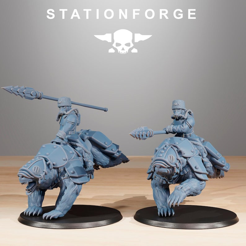 Grimguard Bear Riders / Cavalry / Bears / Imperial / Mounted / Sci Fi ...