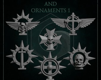 Ornament & decorations / relic / back pack / imperial / marine / pilgrim / kitbash / sci fi / greytide studio / 3d print / wargaming