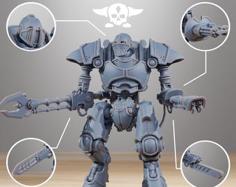 Scavenger Armageddon / Guardia / Mecha / Imperial / Robot / Infantería / Ciencia Ficción / Espacio / Mesa / Estación Forge / Impresión 3D / Wargaming