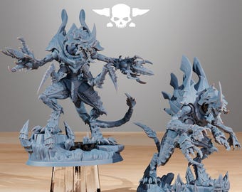 Xenarid devourer / bug / devourer / nids / alien / xenid / swarm / sci fi / space / table top / station forge / 3d print /4k mini/wargaming