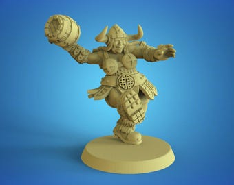 Keg maiden norse star player / fantasy football / star player /norse fantasy football team / norse team / tabletop / miniatures / boardgame
