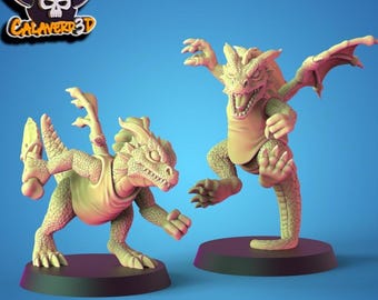 Dragon Twins Star Players / fantasy football / star player /Dragon Team / miniatures / boardgame