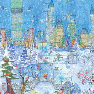 Advent Calendar Central Park Christmas Night