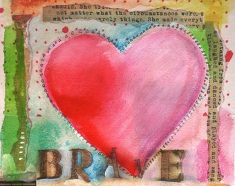 Brave Heart: 10 boxed cards w/envelopes