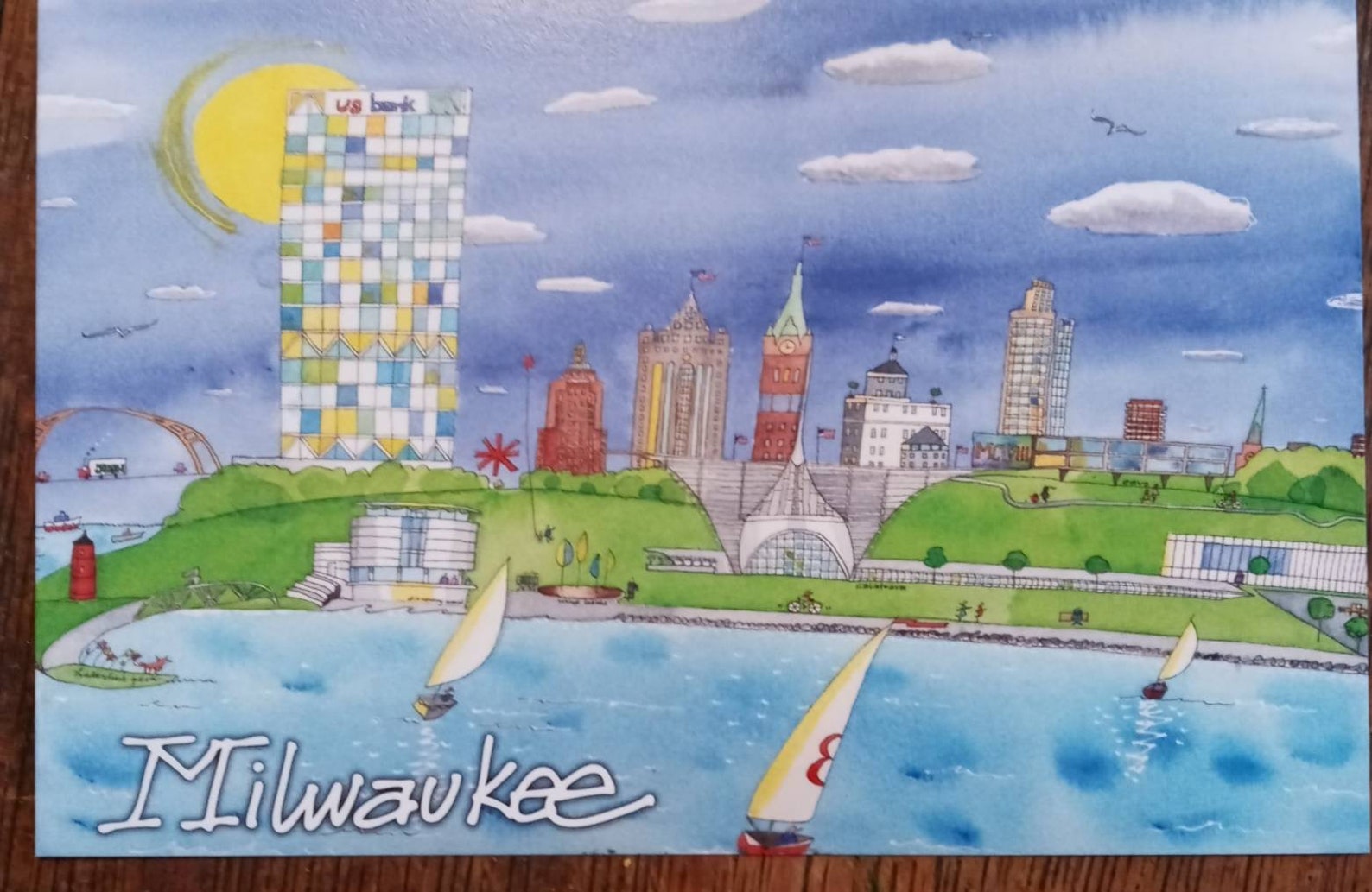 Milwaukee Postcards Set of 15 Etsy