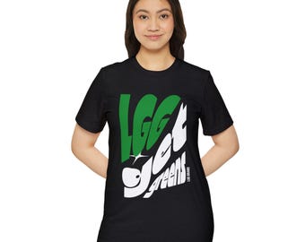 Organic Cotton T shirt, LGG Get Greens, T-Shirt Sustainable Streetwear