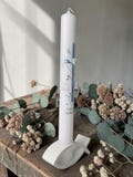 03#-Candle holder for baptismal candles, communion, confirmation – 3D printed | Fish symbol (Ichthys)