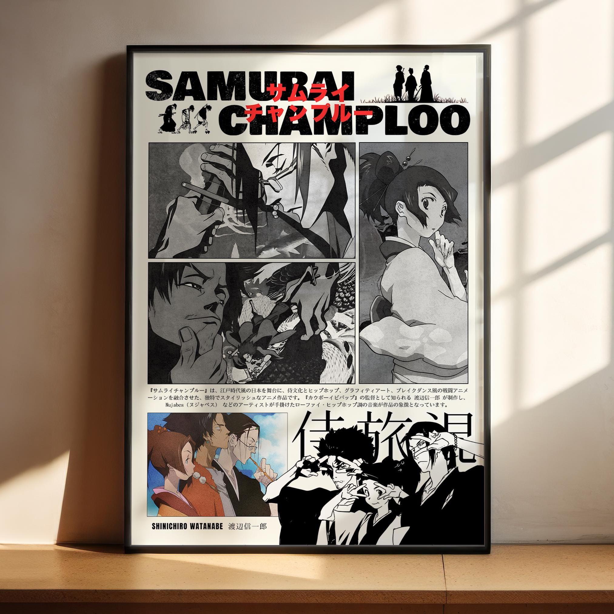 サムライチャンプルー B2サイズ ポスター SAMURAI CHAMPLOO Samurai Champloo Anime Comic Wall Art Home Decor - POSTER 20x30 | eBay