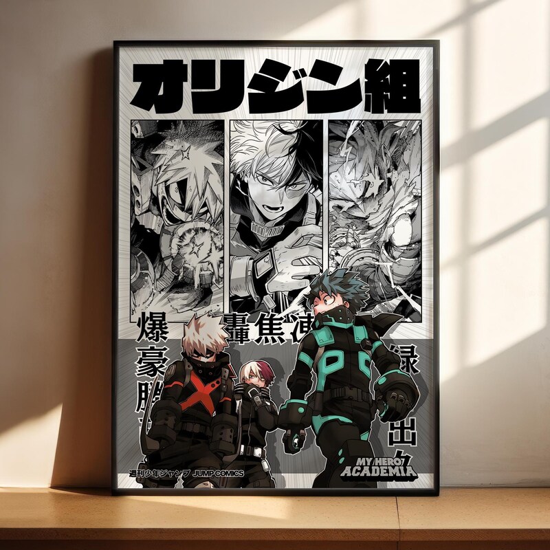 My Hero Academia Posters - Etsy