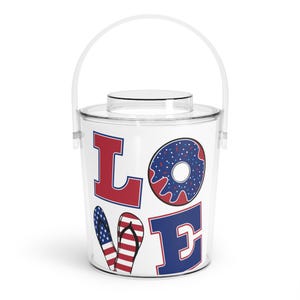 Ice Bucket with Tongs