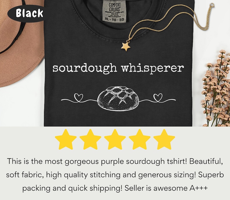 Comfort Colors Sourdough Shirt, Sourdough Gifts, sourdough starter, baking shirt, Bread Maker Gift, Local Sourdough Dealer, bread maker gift image 3