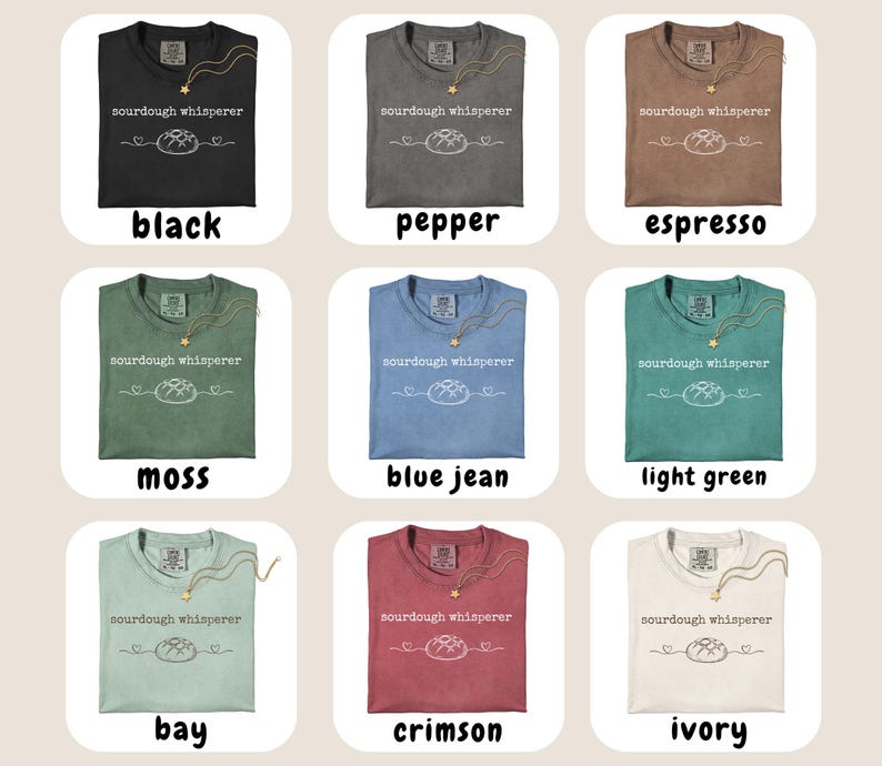 Comfort Colors Sourdough Shirt, Sourdough Gifts, sourdough starter, baking shirt, Bread Maker Gift, Local Sourdough Dealer, bread maker gift image 8