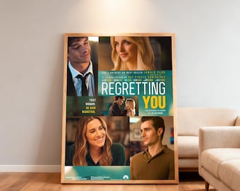 Pôster do filme Regretting You | Impressão em tela de alta definição | Sem moldura | Presente para fãs de cinema | Decoração de parede