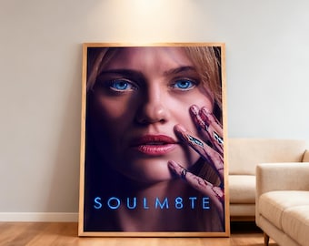 Pôster do filme Soulm8te | Impressão em tela de alta definição | Sem moldura | Presente para fãs de cinema | Decoração de parede
