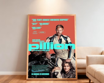 Pillion Movie Poster | High-Definition Replica Canvas Printing | Frameless | Movie Fan Gifts | Wall Decorations