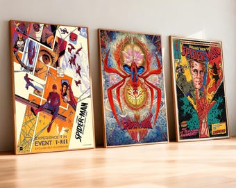 Pôster do filme Homem-Aranha: Um Novo Dia (2026) | Impressão em tela de alta definição | Sem moldura | Presente para fãs de cinema | Decoração de parede